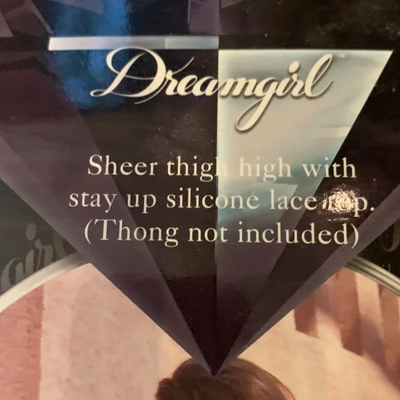 GLAMOROUS DREAMGIRL Brand New light pink stay up stockings. - Picture 5 of 10